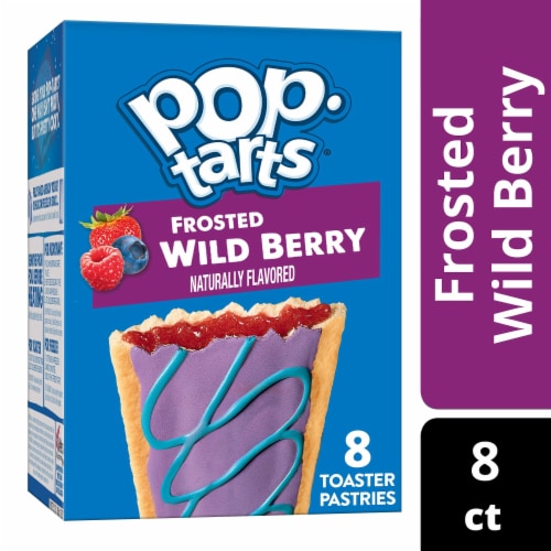 Pop-Tarts Toaster Pastries Frosted Wild Berry, 13.5 oz - Kroger